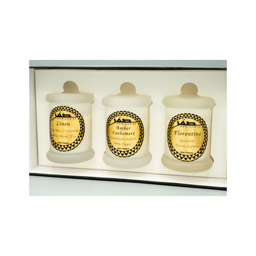 Sifr Luxury Scented Candle, Handpoured, 100% Soy Wax, Natural Aromatherapy (Choice of any 3 small Candle)