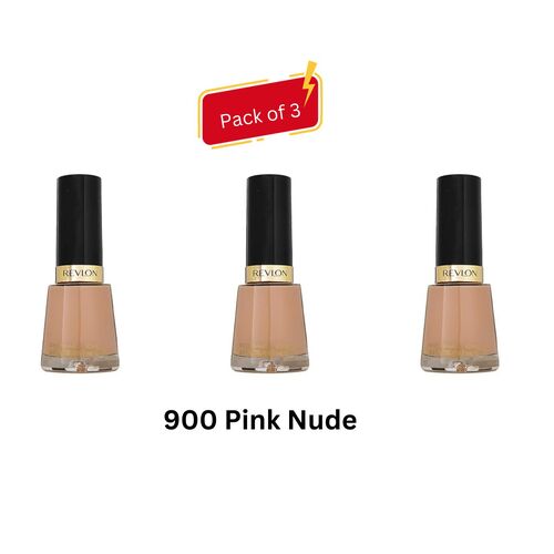 Revlon Nail Enamel 14.7 ml - 900 Pink Nude (Pack of 3)