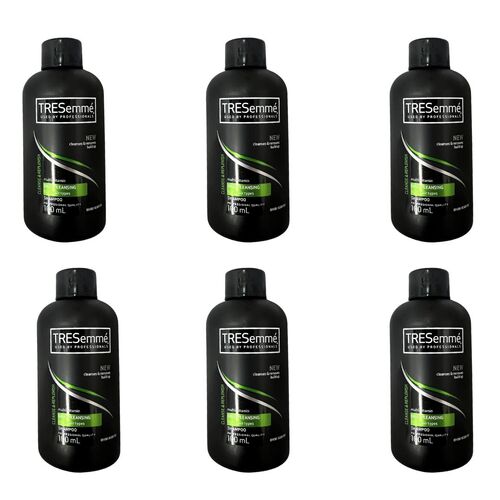 Tresmme Deep Cleansing Mini Shampoo 100 ml - Pack of 6