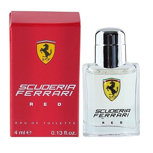 Ferrari Mini Scuderia Red Eau de Toilette 4 ml - Pack of 3