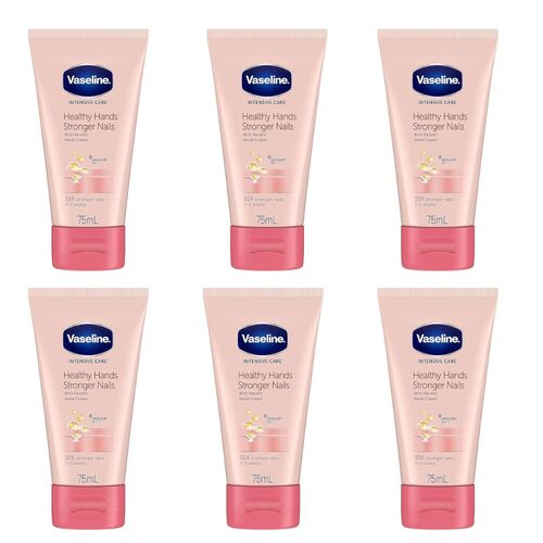 Vaseline Healthy Hands & Strong Nails 75 ml - Pack of 6