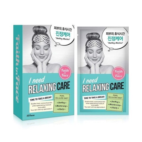 Faith In Face I Need Relaxing Care Sheet Mask (10 Pcs)