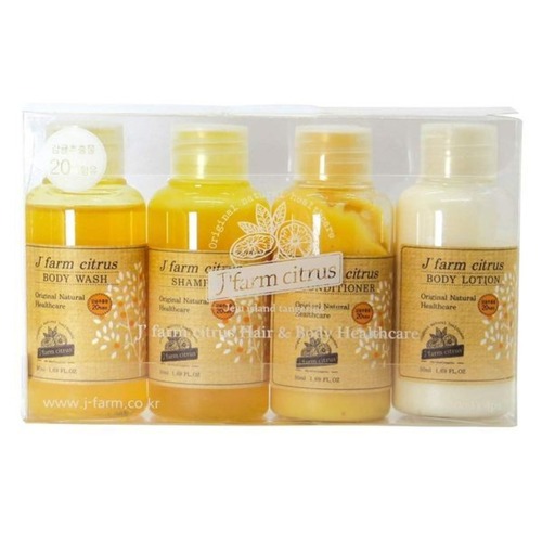 J' Farm citrus Hair & Body Healthcare 4 Miniature 50 ml EA