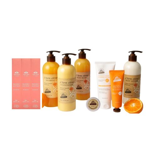 J' Farm citrus Hair & Body Care Gift Set