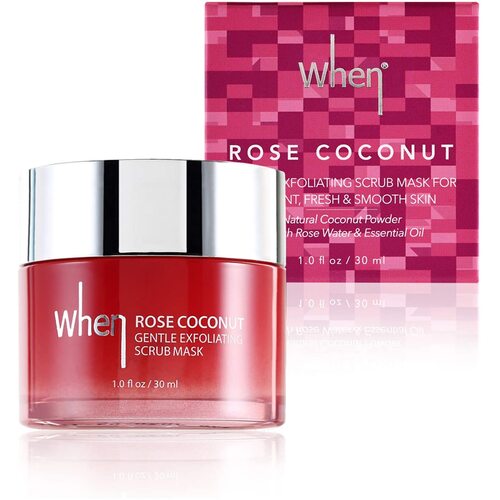 When Rose Coconut Gentle Exfoliating Scrub Mask 30 ml
