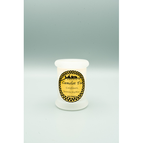 Sifr Luxury Scented Candle, Handpoured, 100% Soy Wax,  Jasmine, Cornflowers, Natural Aromatherapy, Camelot Tea Candle Small