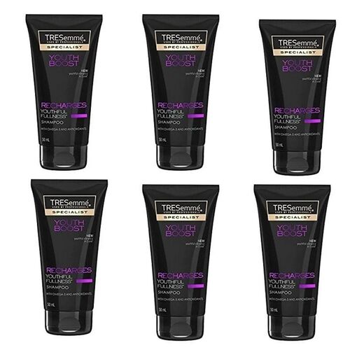 Tresemme Youth Boost Shampoo 50 ml - Pack of 6